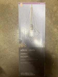 allen + roth palmsley soft gold transitional geometric mini pendant light - Picture 1 of 3