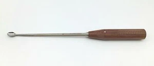 gSource 51.6954 Volkmann Long Curette 11" Straight #6 Phenolic Handle - Picture 1 of 3