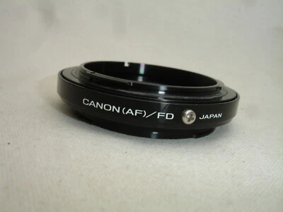 Canon FD lens Adapter Ring for Canon EOS AF Camera, made in Japan - Image 1 of 4