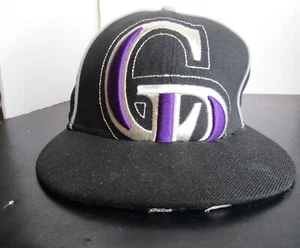 vintage colorado rockies hat new era 7 1/8 fitted baseball cap hat 100 % Wool - Bild 1 von 9