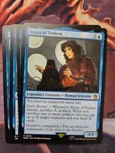 MTG l Nyssa of Traken (x4 Playset) |(NM) Universes Beyond: Doctor Who - Picture 1 of 1