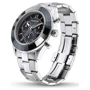 Swarovski Octea Lux Sport Watch Metal Bracelet, Black, Stainless Steel 5610520 - Picture 1 of 8