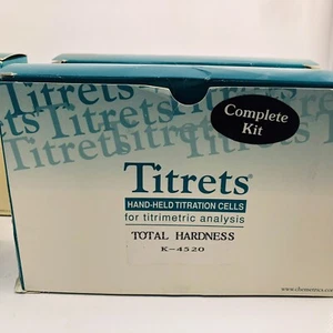 CHEMETRICS TITRETS 20 TO 200 PPM TITRATION CELL KIT K-4520 *NEW Old Stock*