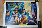 Halloween à Duckburg 24"x32" Carl Barks - Walt Disney/Trois charmes, 1995 / comme neuf