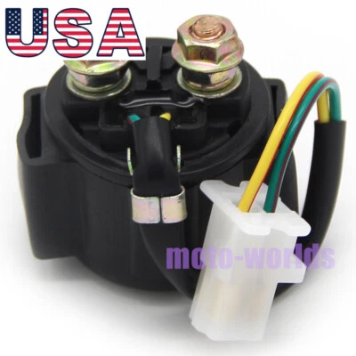 For Yamaha XV535 Virago 535 87-01 XV500 83-98 XV400 91-94 Starter Relay Solenoid Foto 1 de 4