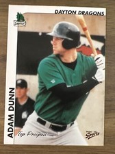 2000 Adam Dunn Multi-Ad Sports  Dayton Dragons Minor League Card             C15