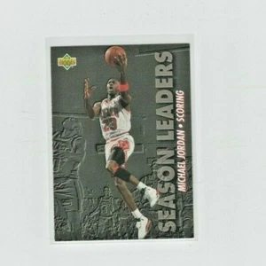 1993-94 Upper Deck Michael Jordan Chicago Bulls #166 Season Leaders - Picture 1 of 2