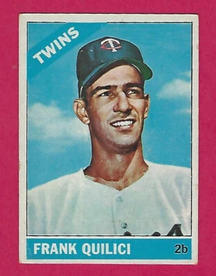 1966 Topps Frank Quilici # 207 Minnesota Twins - Image 1 of 2