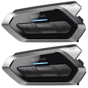 Sena 50R Mesh Motorcycle Bluetooth Intercom Kit 24-Way Bike Headset Dual System - Picture 1 of 12