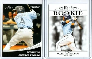 (2) WANDER FRANCO 2018 LEAF "EXCLUSIVE LIMITED EDITION' ROOKIE LOT! MINT! - Picture 1 of 2