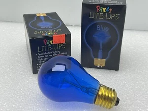 PAR HALLOWEEN AZUL EFECTO ESPECIAL 25W BOMBILLAS FIESTA LITE-UPS 1997 AADLP - Imagen 1 de 4