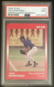 1989 Star Tino Martinez #124 Rookie Card RC PSA 9