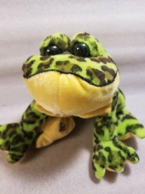 Gantz Bull Frog Webkins Plush HM114 Stuffed Toy Animal 9"  - Image 1 of 4
