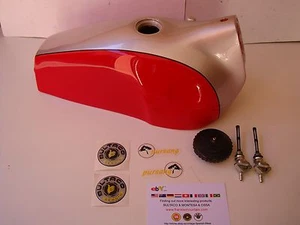 TANQUE DE GASOLINA BULTACO PUSANG MK5 PINTURA NUEVA + LOGOTIPOS + PETCOCK + LACA PURSANG MOD 87 - Imagen 1 de 9