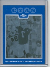 2008 Topps Chrome Printing Plates Magenta #TC12 Ben Roethlisberger 1/1 Pittsburg