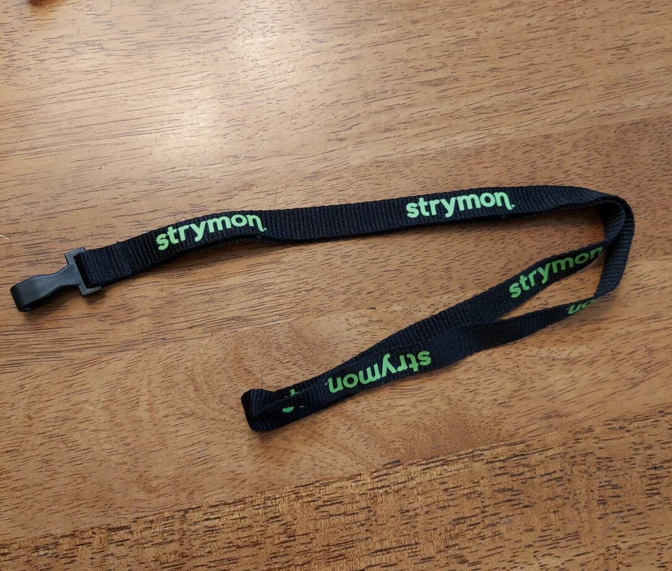 Strymon Effects Black/Green Lanyard - New OEM NAMM 2024 - Image 1 of 1