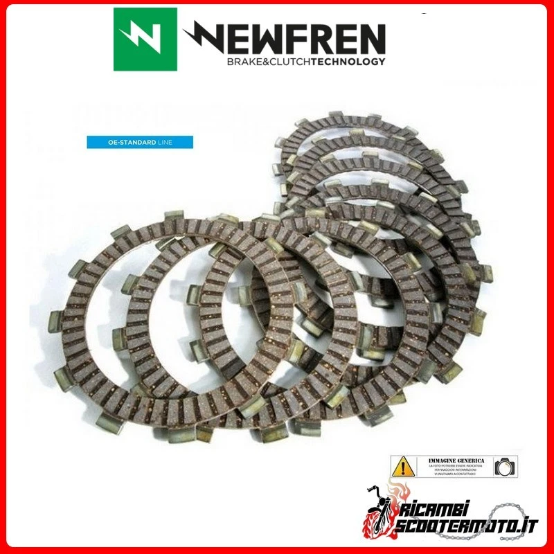 NEWFREN DUCATI MONSTER S2R DARK 800 CLUTCH DISC SERIES 2005 - 2006 DRIVERS - Image 1 of 1