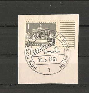 BERLIN Mi. n°140, avec cachet spécial, sur lettre, 30/6/1965 rare timbre S - Photo 1 sur 1