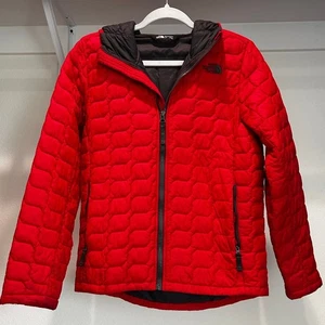 The North Face Big Boys ThermoBall Jacket Red Puffer Size Boy's Large (14-16)  - Picture 1 of 7