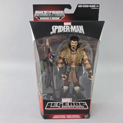 Figura Marvel Legends Kraven el Cazador 6" BAF Rhino Infinite Series Hasbro NUEVO Foto 1 de 4