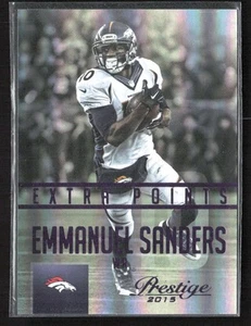 Emmanuel Sanders 2015 Panini Prestige Extra Points Purple SN #/100 - Picture 1 of 2