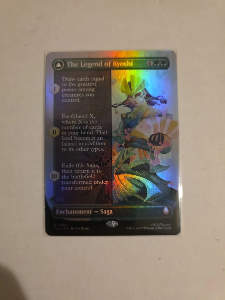 The Legend of Kyoshi   Avatar Kyoshi (0358) Borderless Foil MtG ATLA - Image 1 of 2