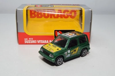 B73 1:43 BBURAGO BURAGO 4112 SUZUKI VITARA RAID #18 RALLY GREEN MIB - Immagine 1 di 4