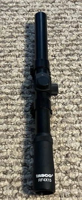 Mira telescópica Tasco RF 4X15 - BB, pellets o rifle 22  Foto 1 de 4