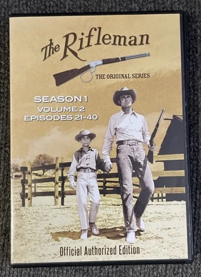 The Rifleman  Season 1 Volume 2 (Episodes 21-40) (4-Disc, DVD) W/chapter Insert - Image 1 of 4
