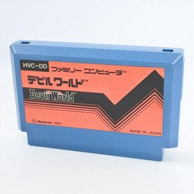 Famicom DEVIL WORLD red Cartridge Only Nintendo 2401 fc