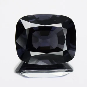π IF Clean! 3.51ct Cushion Natural Titanium Purple Spinel - Excellent, Myanmar - Picture 1 of 4