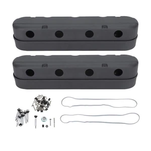 ・Matte Black Engine Valve Cover Vintage High Strength Hidden Coil Valve Cover - Picture 1 of 12