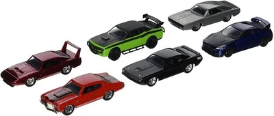 Fast Furious Set 6 Models Car Diecast Wave 2 1/55 Dom Letty Brian Jada - Image 1 of 4
