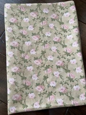 MODA Robyn Pandolph - Pink Roses 1 1/2 Yards Cotton Fabric - VTG - Image 1 of 3