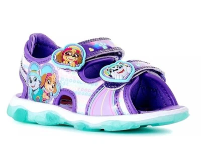 Sandalias iluminadas Paw Patrol para niñas pequeñas talla 12 Foto 1 de 3