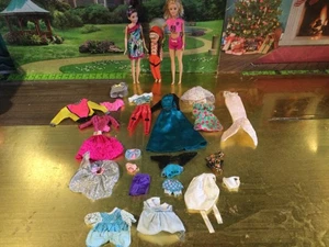 MIXED BARBIE LOT WITH MIXED BARBIE CLOTHES - Picture 1 of 15