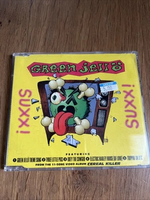 Green Jello – Suxx!  CD 5 Track - Three Little Pigs 1992 Zoo Green Jelly Used Foto 1 de 4