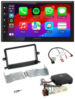 Kenwood Lenkrad USB DAB 2DIN Bluetooth Autoradio für Mitsubishi L200 08-15 Kit - Bild 1 von 4