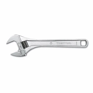 Wright Tool 9AC15 Adjustable Wrench Maximum Capacity 1-11/16 Inch Chrome 15 Inch - Picture 1 of 2