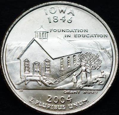 2004 P Iowa State BU Washington Quarter  - Image 1 of 2