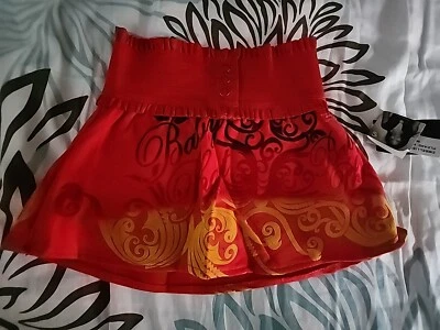 Baby Phat Y2K девочек красный все над печать юбка размер 3T новый с Ярлыками, эластичный пояс  - Изображение 1 из 4