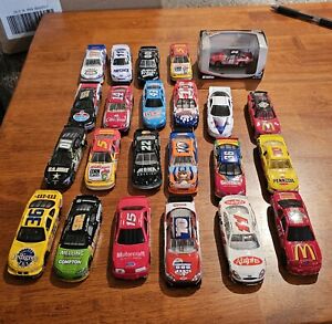 Lot of 23 Racing Champions 1:64 Diecast cars, Ford NASCAR #38, #36, #11, #94 #5