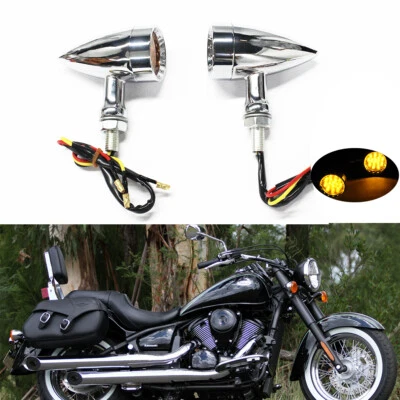 Luces intermitentes indicadores delanteros traseros moto Kawasaki Vulcan 900 2000 Foto 1 de 4