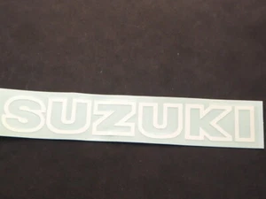 SUZUKI NOS 68111-46700-064, EMBLEM FUEL TANK (WHITE) LTF230-OR50-SP125 - Picture 1 of 3