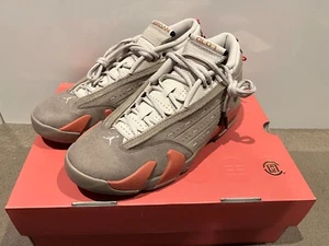 Nike Air Jordan 14 Retro Low x CLOT Terracotta US 9.5 - Picture 1 of 10