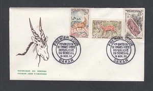 SENEGAL 1960 ANIMALES NATIVOS SIN DIRECCIÓN SELLO FDC DAKAR - Imagen 1 de 1