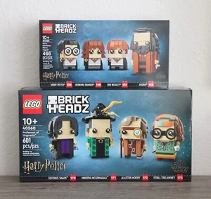 Lego Brickheadz 40495 & 40560 Harry Potter Konvolut nicht mehr im Handel erhältlich neu versiegelt - Bild 1 von 2