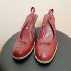 CLEARANCE! Red Johnny M. Leather Heels 6.5