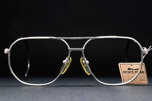 NOS Nikon SP 308-28 Sports Frame 54-12 Aviator Sunglasses Eyeglasses Frame - Picture 1 of 7