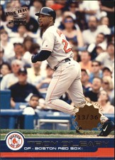 2001 Pacific Premiere Date Boston Red Sox Baseball Card #72 Troy O'Leary /36